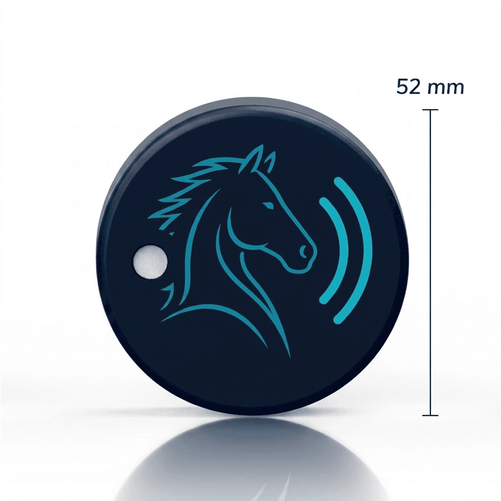 Equivise Sensor — 52 mm Durchmesser mit Pferdekopf-Logo